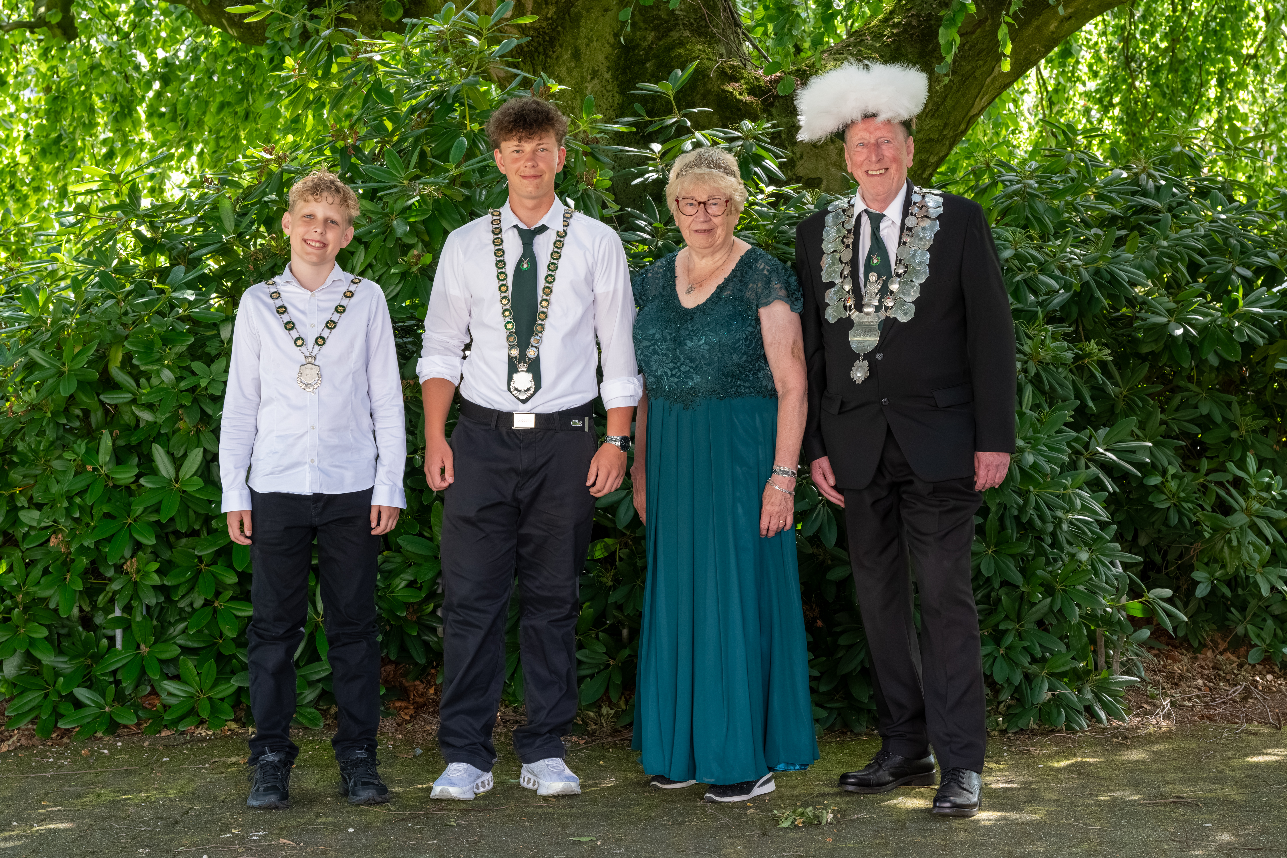 2026: Tore Peters, Phil Müller, Willy van Loon, Piet van Loon